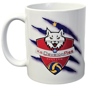 Kubek z logo KS Developres Rzeszów